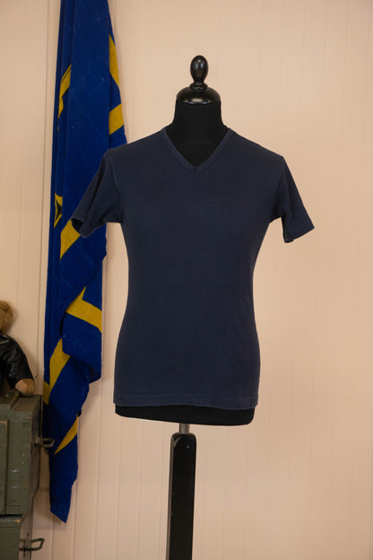 T-shirt Levi's Scollo a V Blu scuro - L