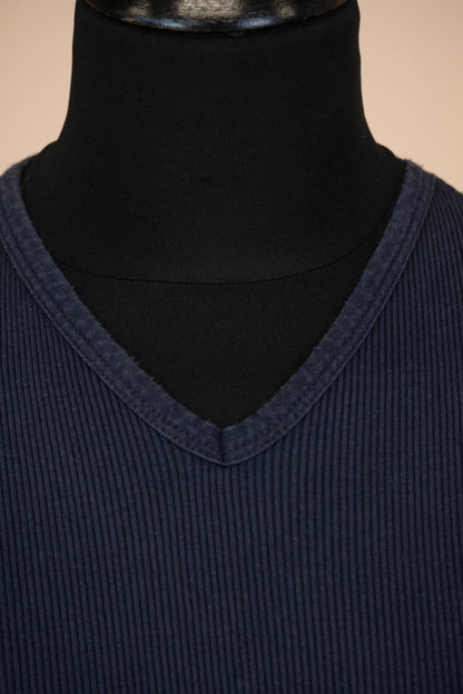 T-shirt Levi's Scollo a V Blu scuro - L