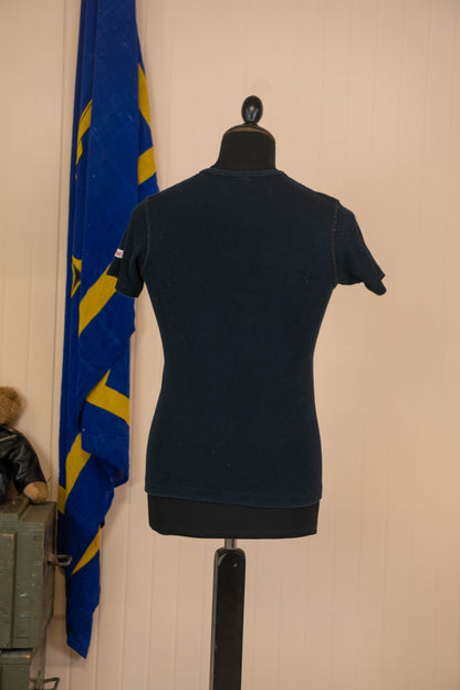 T-shirt girocollo Levi's a coste blu scuro - M
