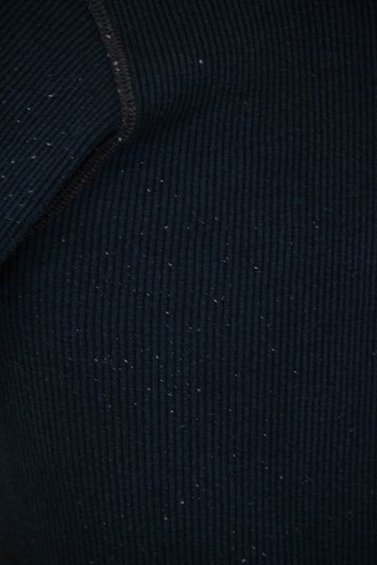 T-shirt girocollo Levi's a coste blu scuro - M