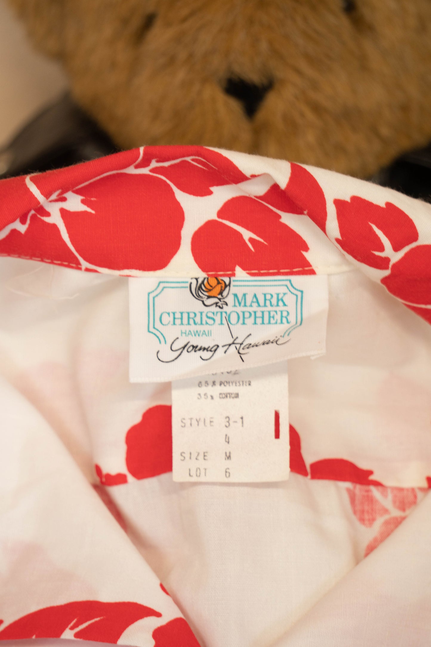 Camicia Hawaiana Americana Mark Christopher floreale - M