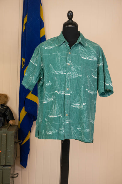 Camicia Hawaiana Americana Cooke Street Barche - XL