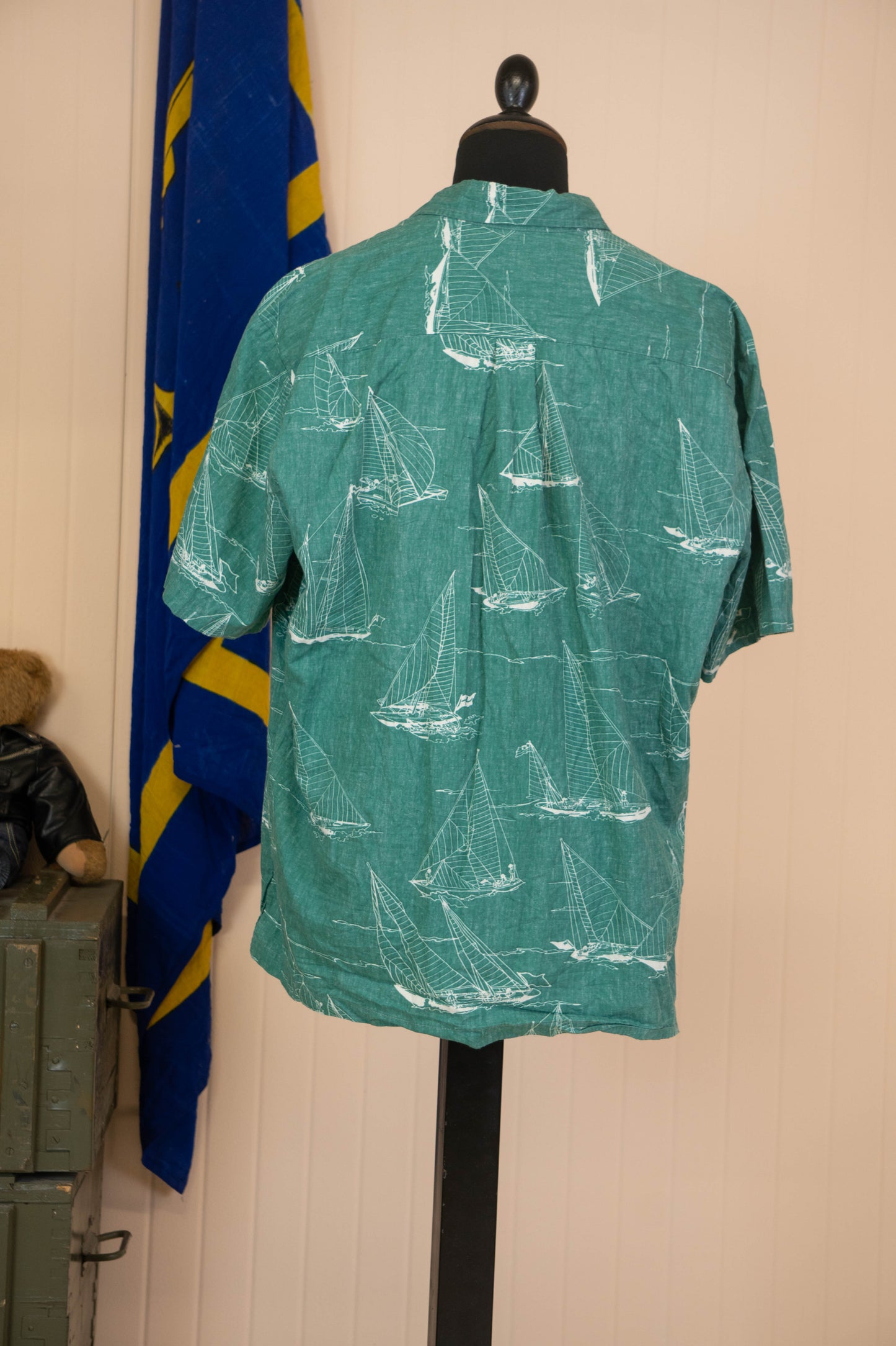Camicia Hawaiana Americana Cooke Street Barche - XL