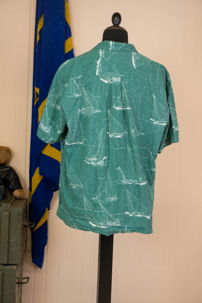 Camicia Hawaiana Americana Cooke Street Barche - XL
