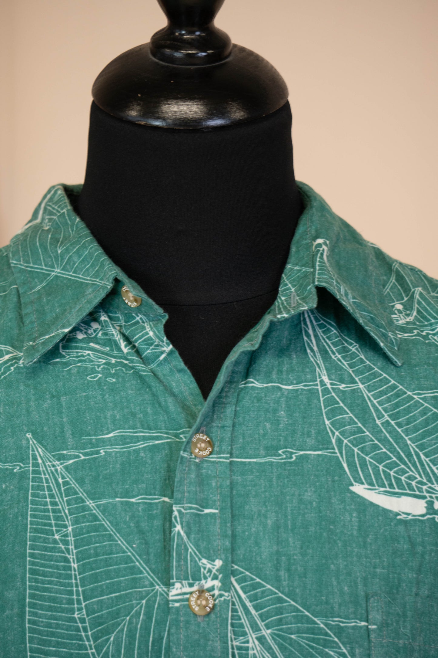 Camicia Hawaiana Americana Cooke Street Barche - XL