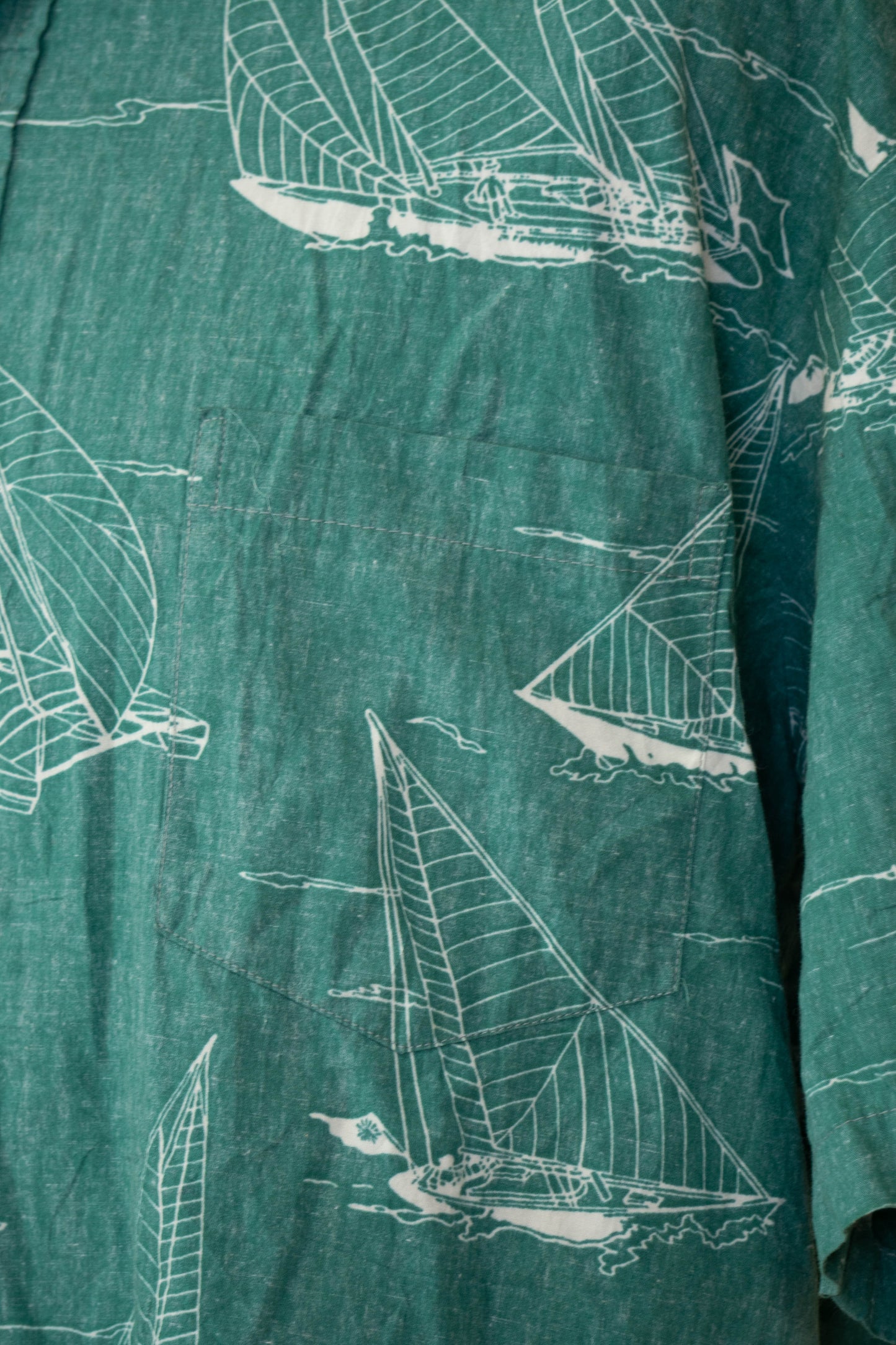 Camicia Hawaiana Americana Cooke Street Barche - XL