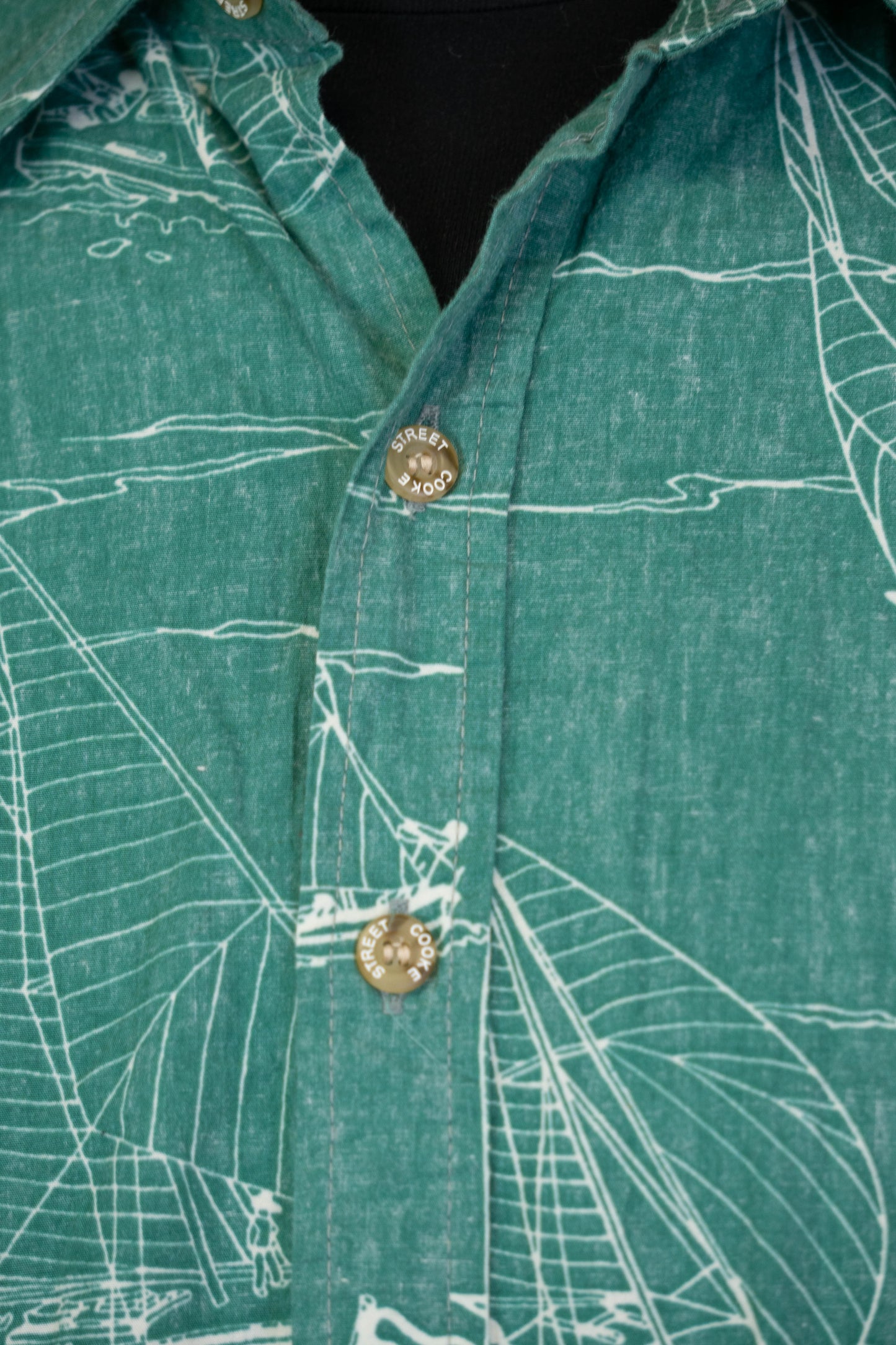 Camicia Hawaiana Americana Cooke Street Barche - XL
