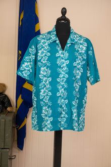 Camicia Hawaiana Americana Hawaii Blues Floreale- XL