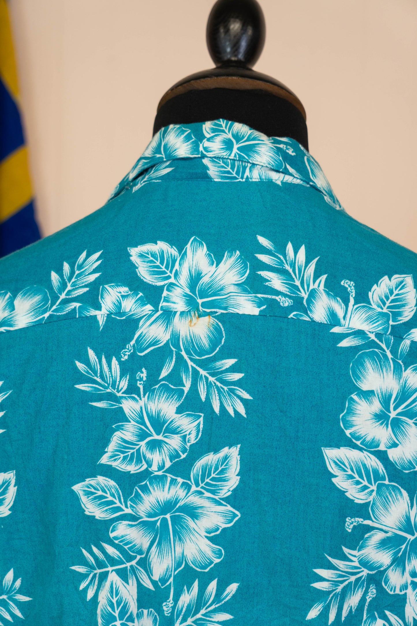 Camicia Hawaiana Americana Hawaii Blues Floreale- XL