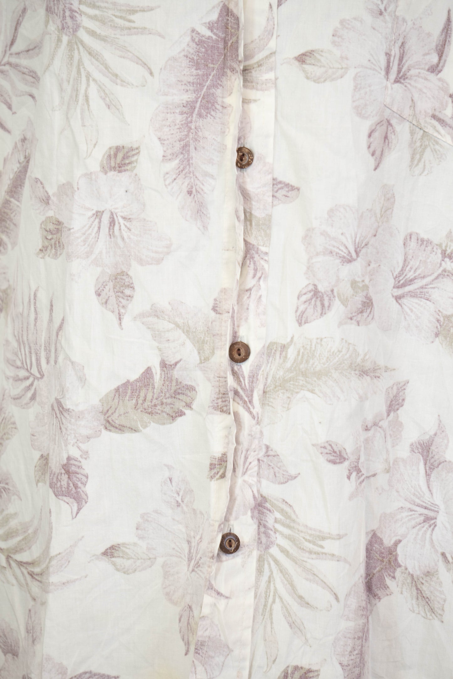 Camicia Hawaiana Reverse Usa Floreale Bianca - 3XL