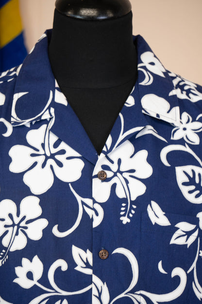 Camicia Hawaiana RJC Floreale Blu - XL