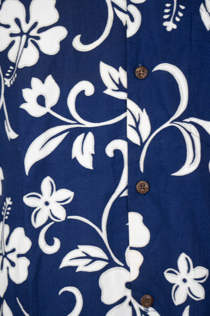 Camicia Hawaiana RJC Floreale Blu - XL