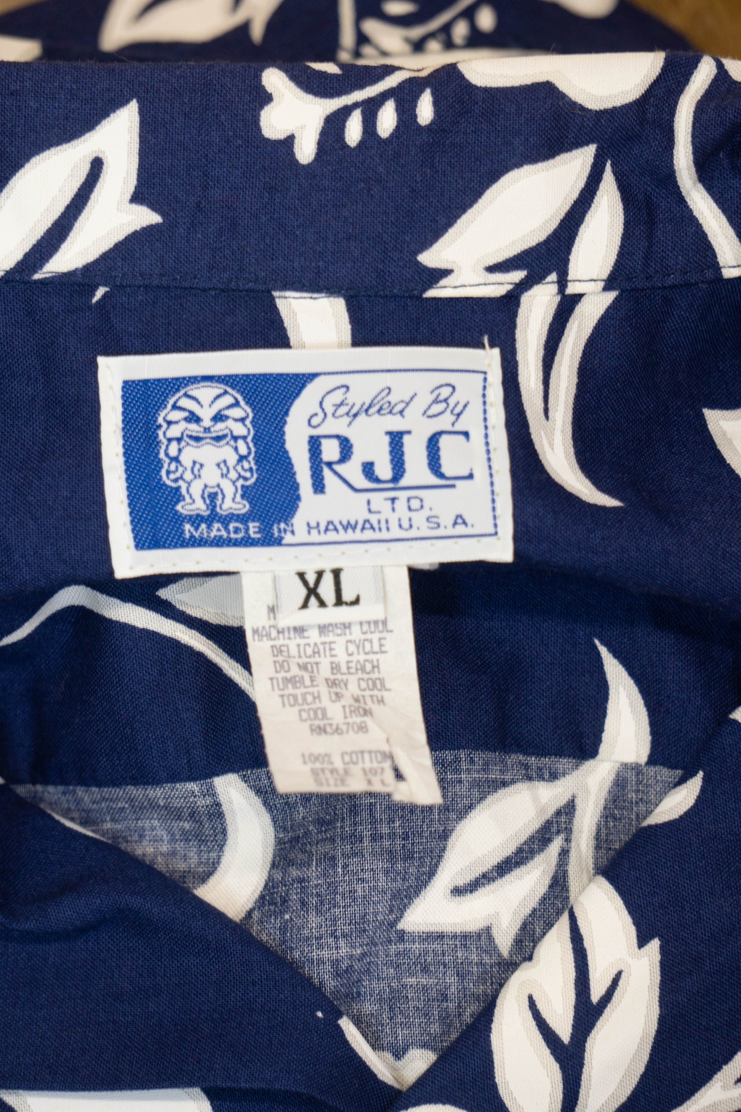 Camicia Hawaiana RJC Floreale Blu - XL