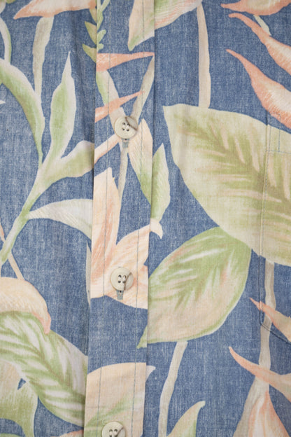 Camicia Hawaiana Reverse Usa a fiori Cook Street - M