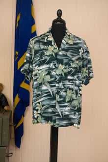 Camicia Hawaiana Americana Floreale Hawaii Blues - L