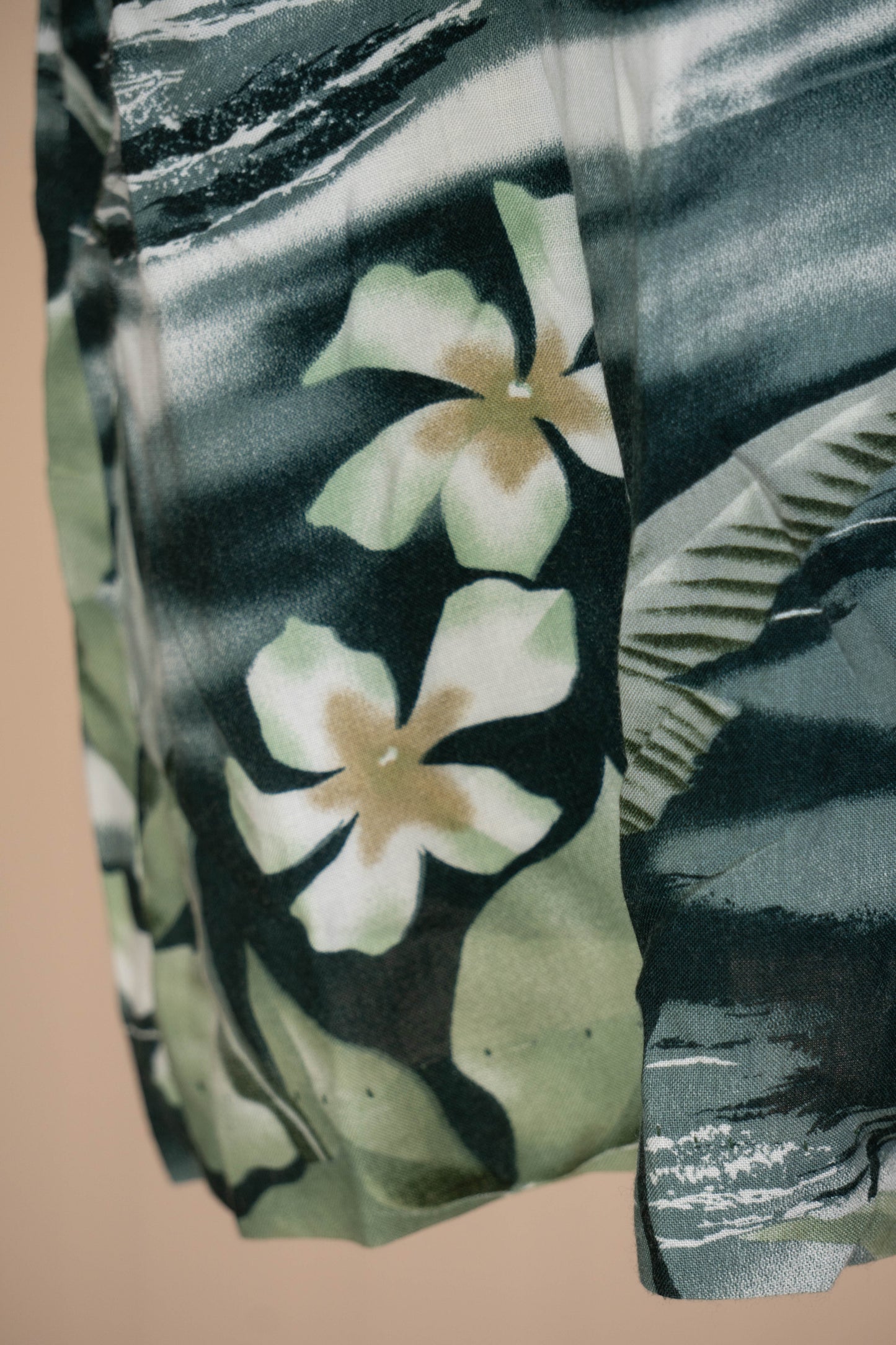 Camicia Hawaiana Americana Floreale Hawaii Blues - L