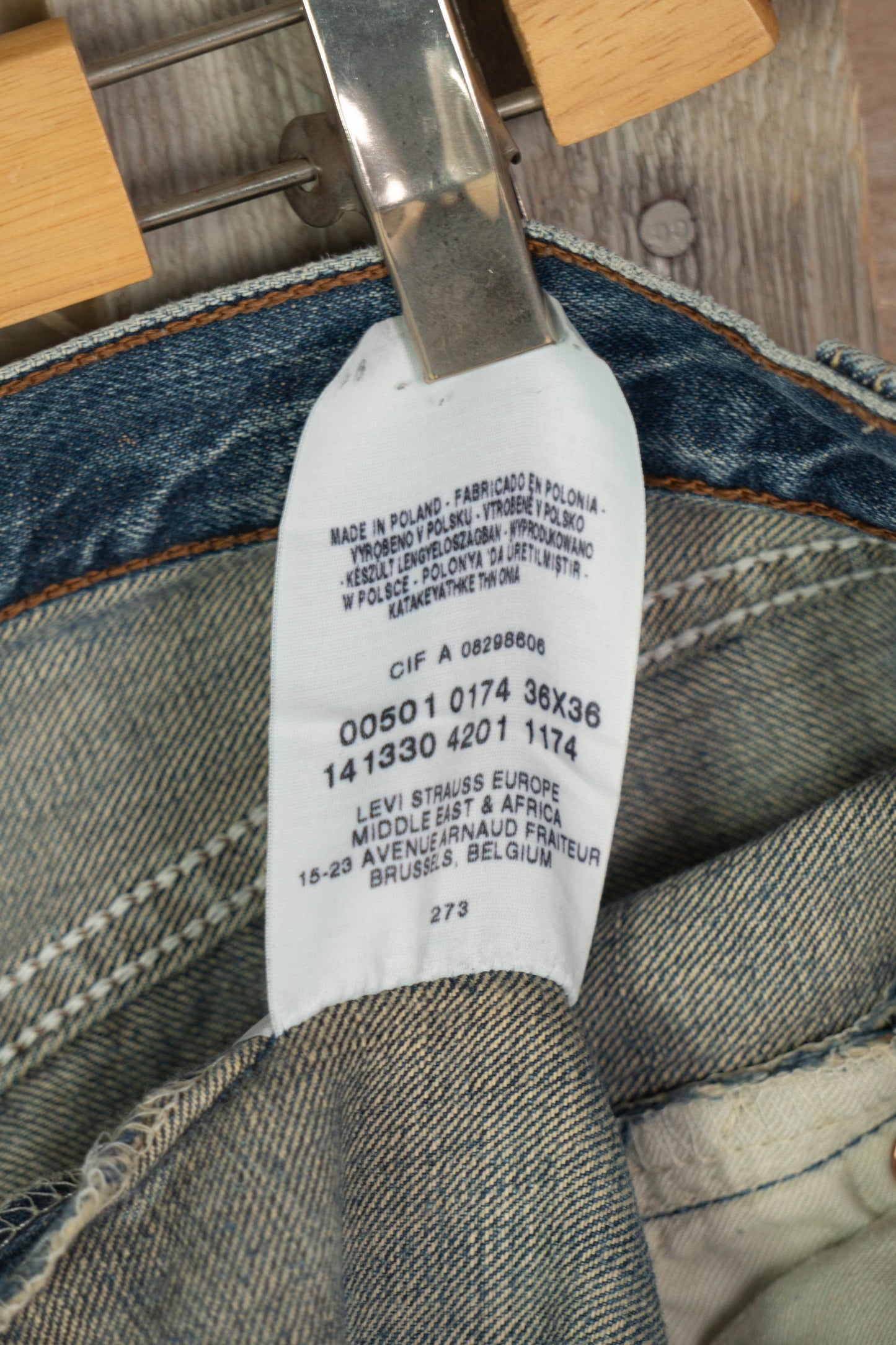 2000 Jeans Levi's 501 - W36 L36