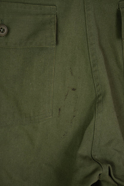 1980 Us Army Pantaloni Fatigue Og-507 - W36 L33