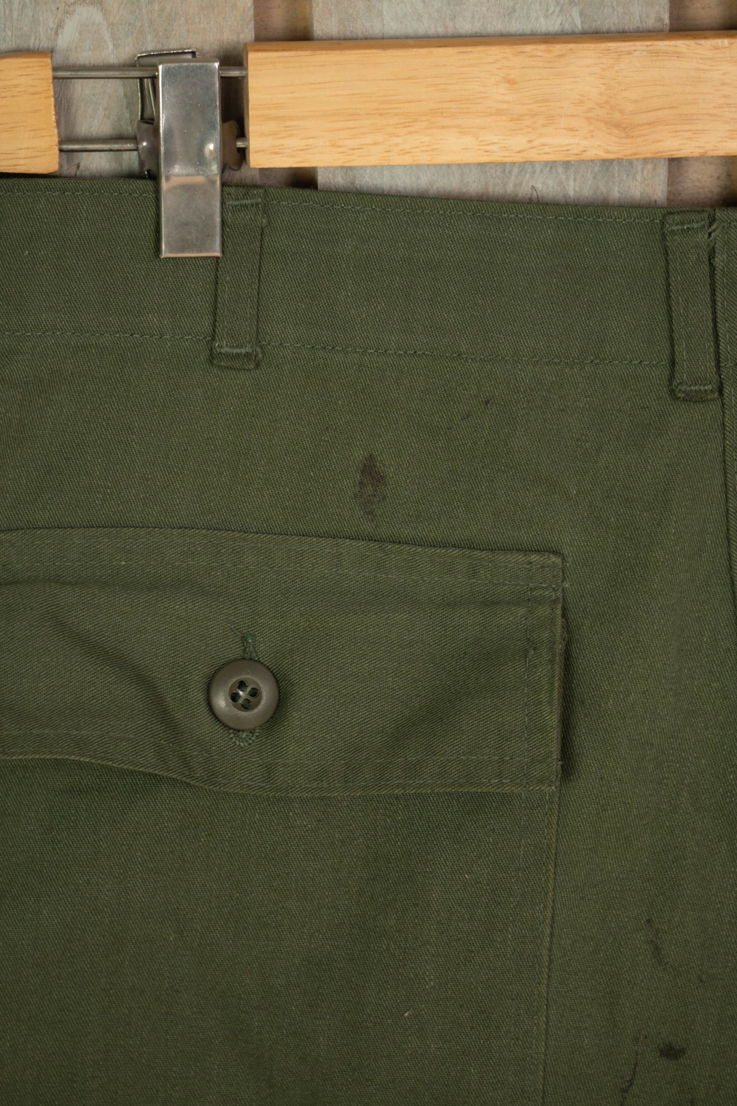 1980 Us Army Pantaloni Fatigue Og-507 - W36 L33