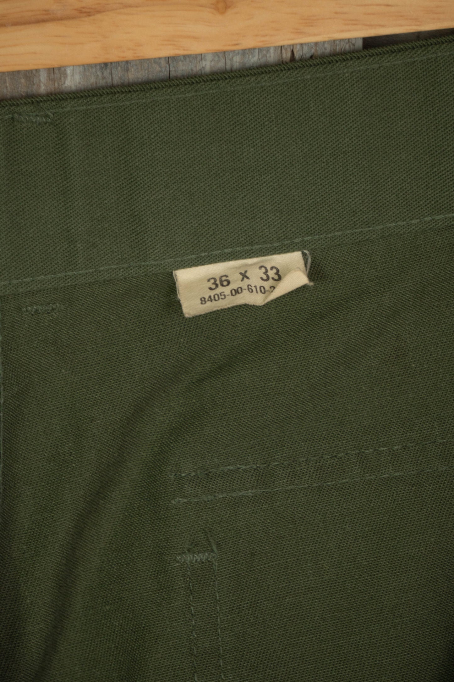 1980 Us Army Pantaloni Fatigue Og-507 - W36 L33