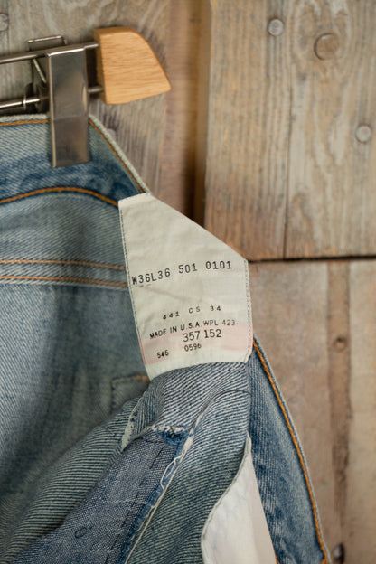1996 Jeans Levi's 501 Usa - W36 L36