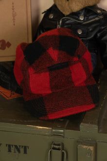 Cappello Filson Mackinaw Lana rosso e nera- Taglia Unica