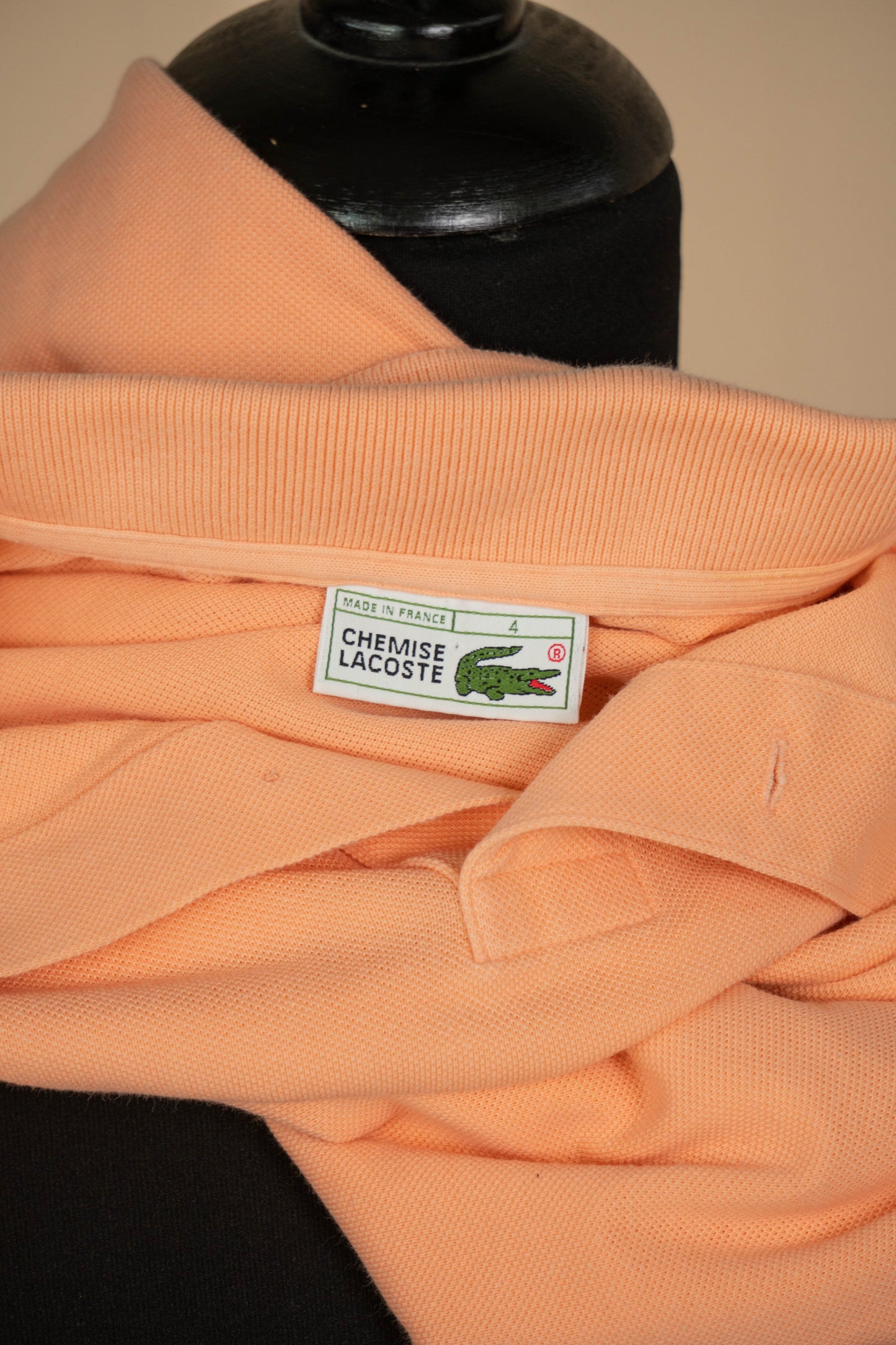 1980 Polo Lacoste maniche corte Salmone - M