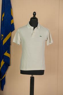 2010 Polo Lacoste maniche corte Bianco polvere- S