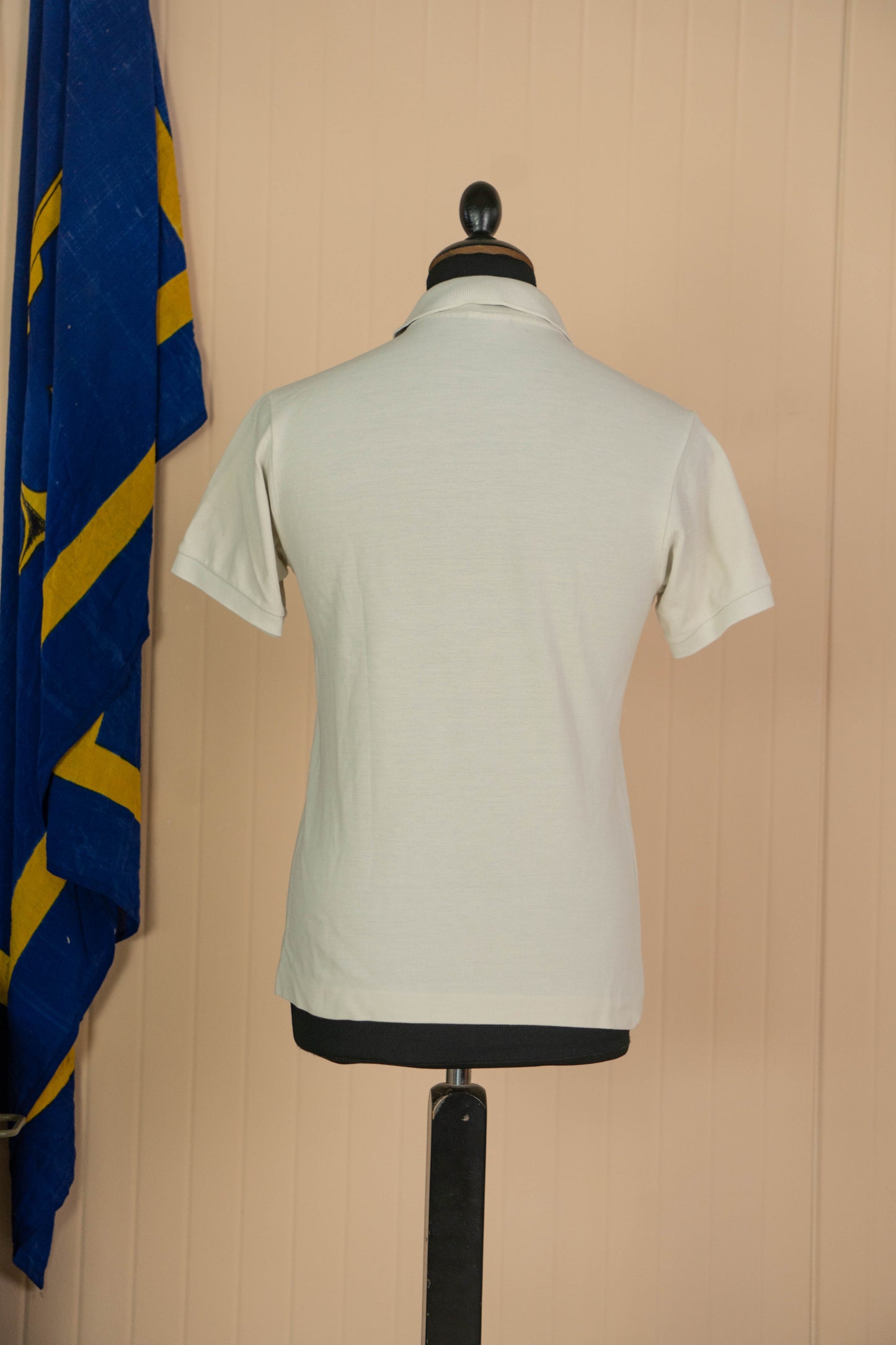 2010 Polo Lacoste maniche corte Bianco polvere- S