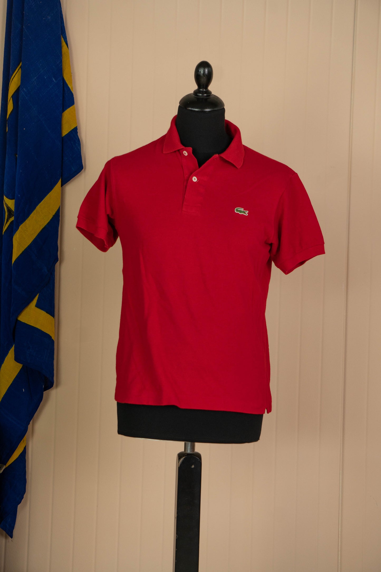 2010 Polo Lacoste maniche corte rossa- S
