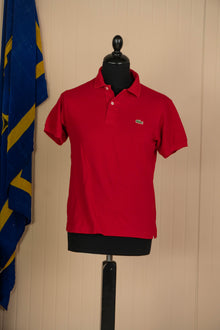 2010 Polo Lacoste maniche corte rossa- S