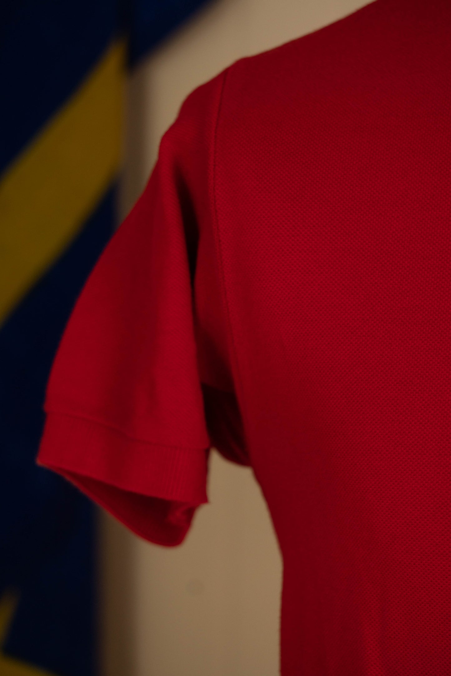 2010 Polo Lacoste maniche corte rossa- S