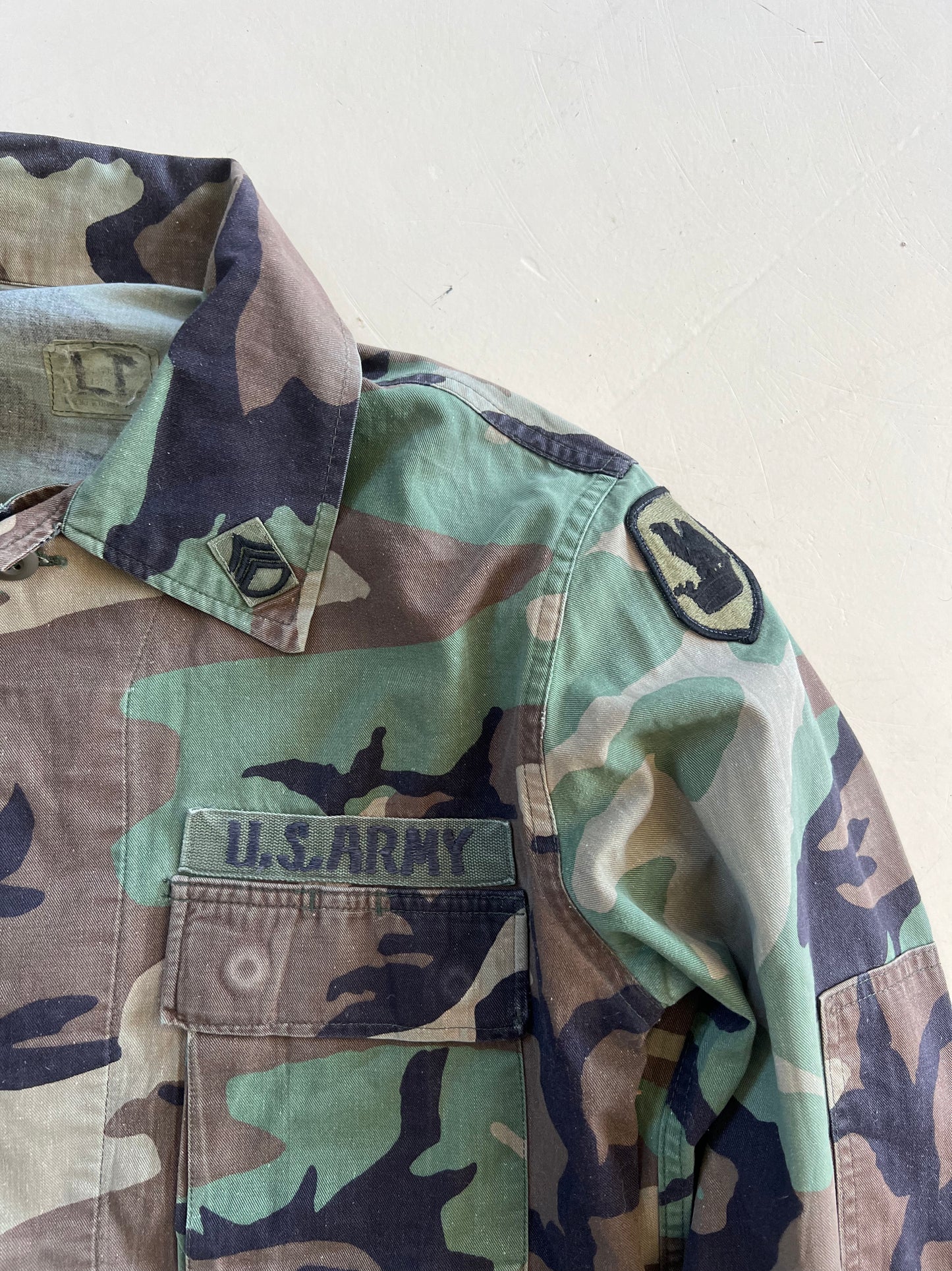 Camicia US Army Woodland Patches - S