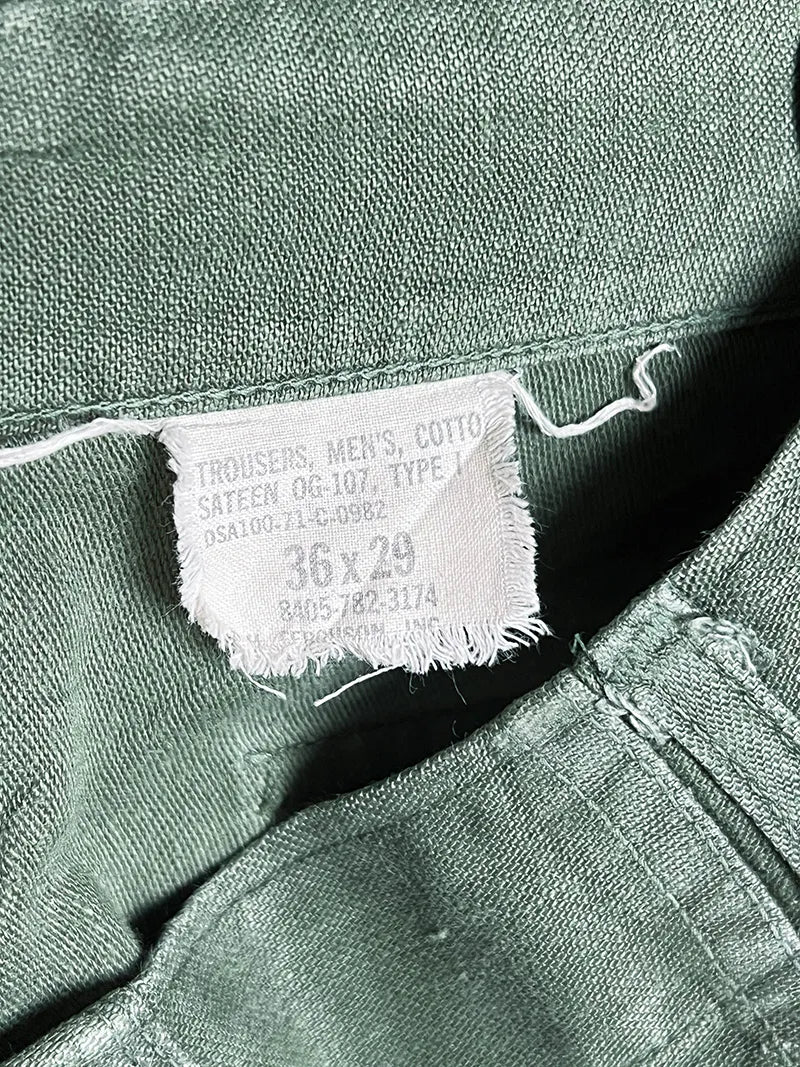 US Army Fatigue Pants 1971 "W 36"