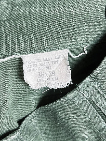 US Army Fatigue Pants 1971 "W 36"
