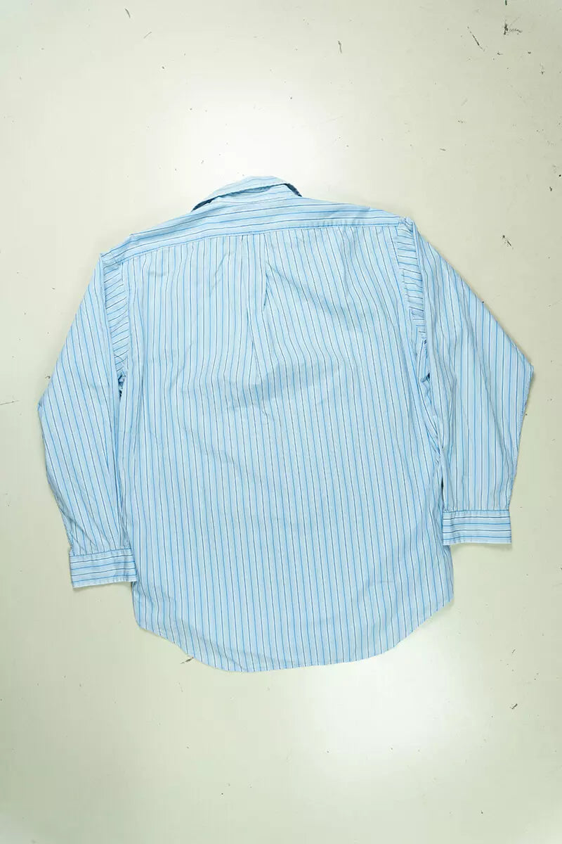 Camicia Ralph Lauren a Righe Classic Fit azzurra "M"