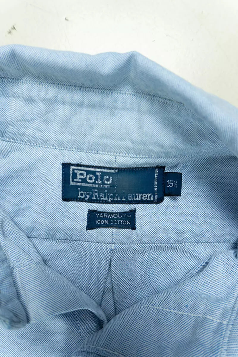 Camicie Ralph Lauren Tinta Unita Classic Fit Azzurro "M"