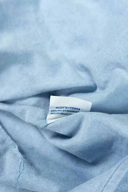Camicie Ralph Lauren Tinta Unita Classic Fit Azzurro "M"