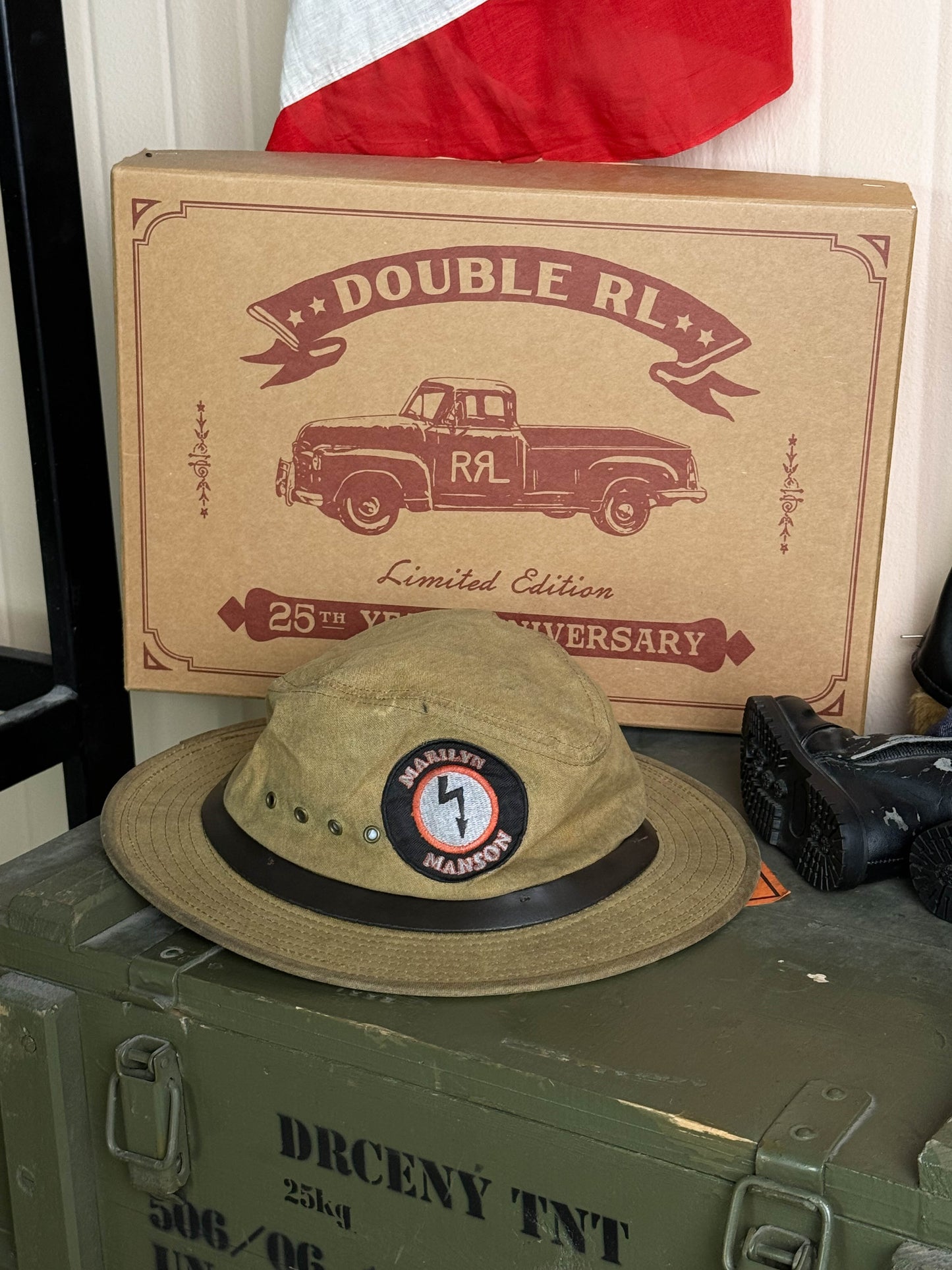 Cappello da Ranger Filson Patch Marilyn Manson