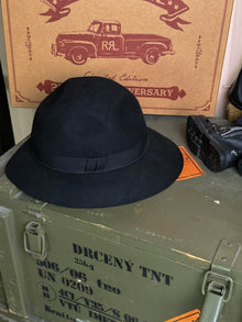 Cappello Borsalino Fedora Nero - 56 cm