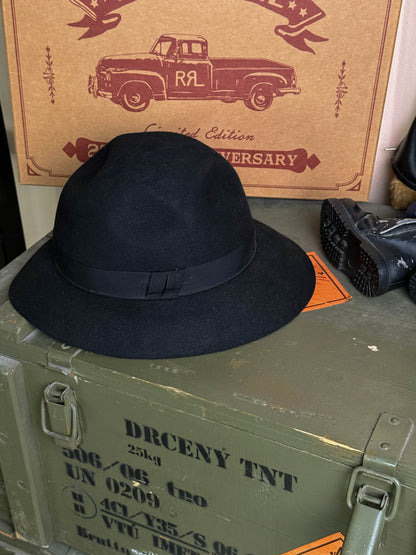 Cappello Borsalino Fedora Nero - 56 cm