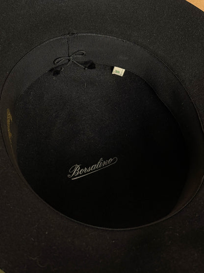 Cappello Borsalino Fedora Nero - 56 cm