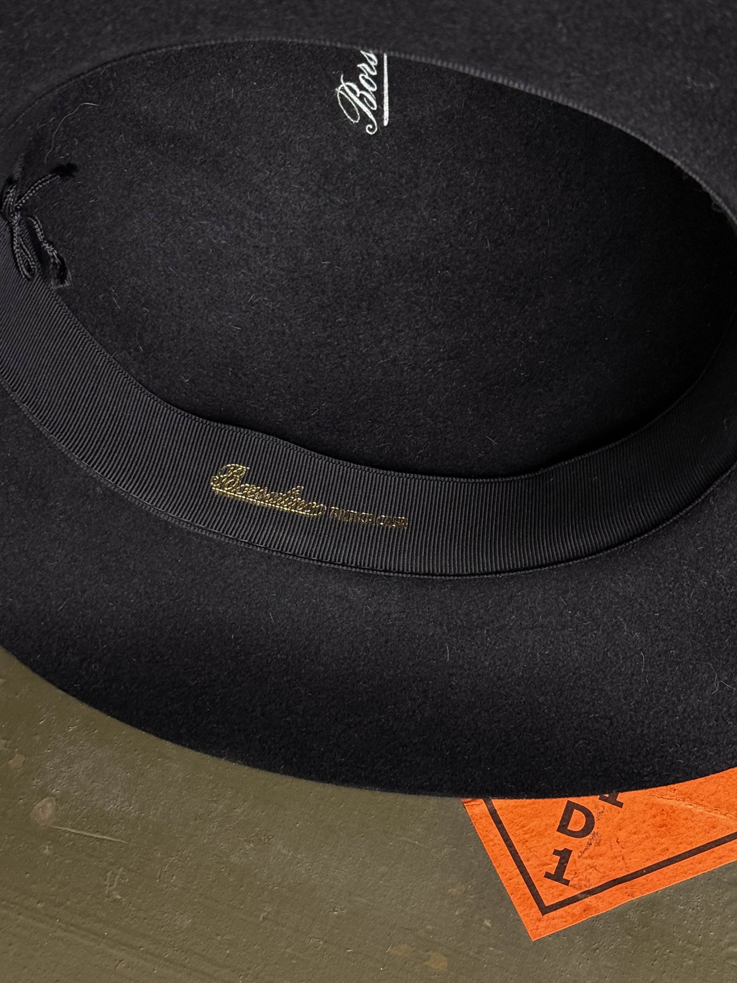 Cappello Borsalino Fedora Nero - 56 cm