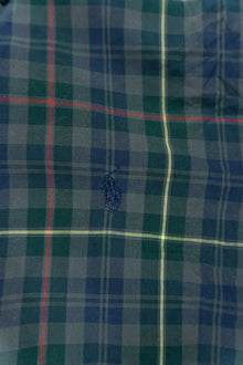 Camicie Ralph Lauren a Scacchi Classic Fit Verde - L