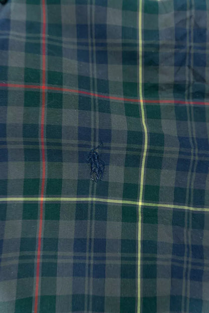 Camicie Ralph Lauren a Scacchi Classic Fit Verde - L