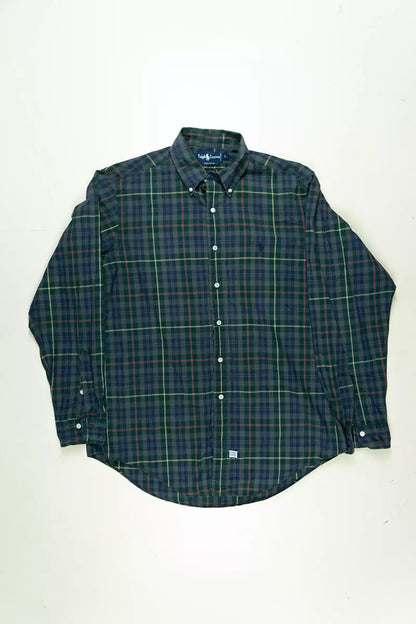 Camicie Ralph Lauren a Scacchi Classic Fit Verde - L