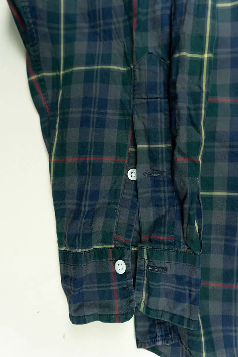 Camicie Ralph Lauren a Scacchi Classic Fit Verde - L