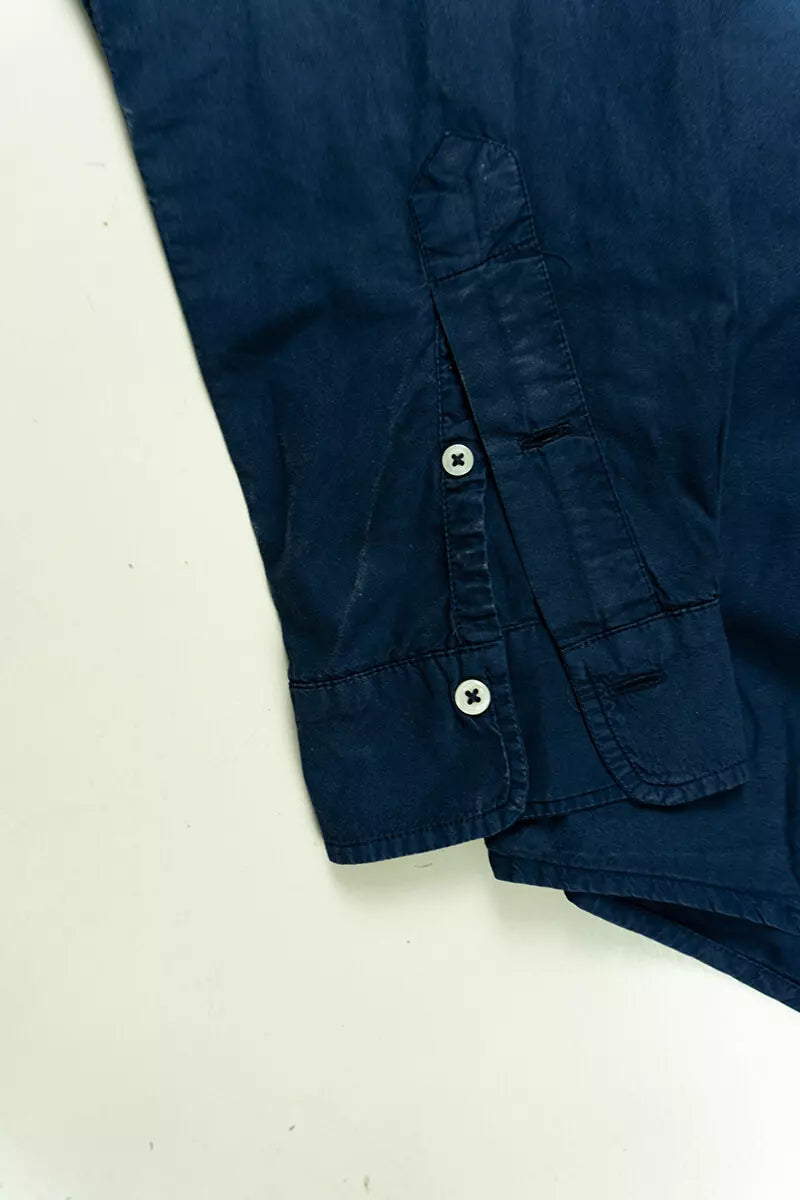 Camicie Ralph Lauren Tinta Unita Classic Fit Blu Scuro "XXL"