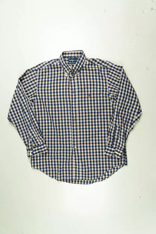 Camicie Ralph Lauren a Scacchi Classic Fit Blu "L"