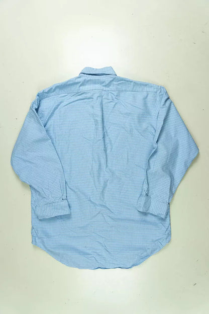 Camicie Ralph Lauren a Scacchi Classic Fit Azzurro "M"